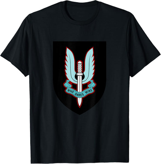 British Army Special Forces UK SAS Air Military Veteran T-Shirt - T-Shirt | Black