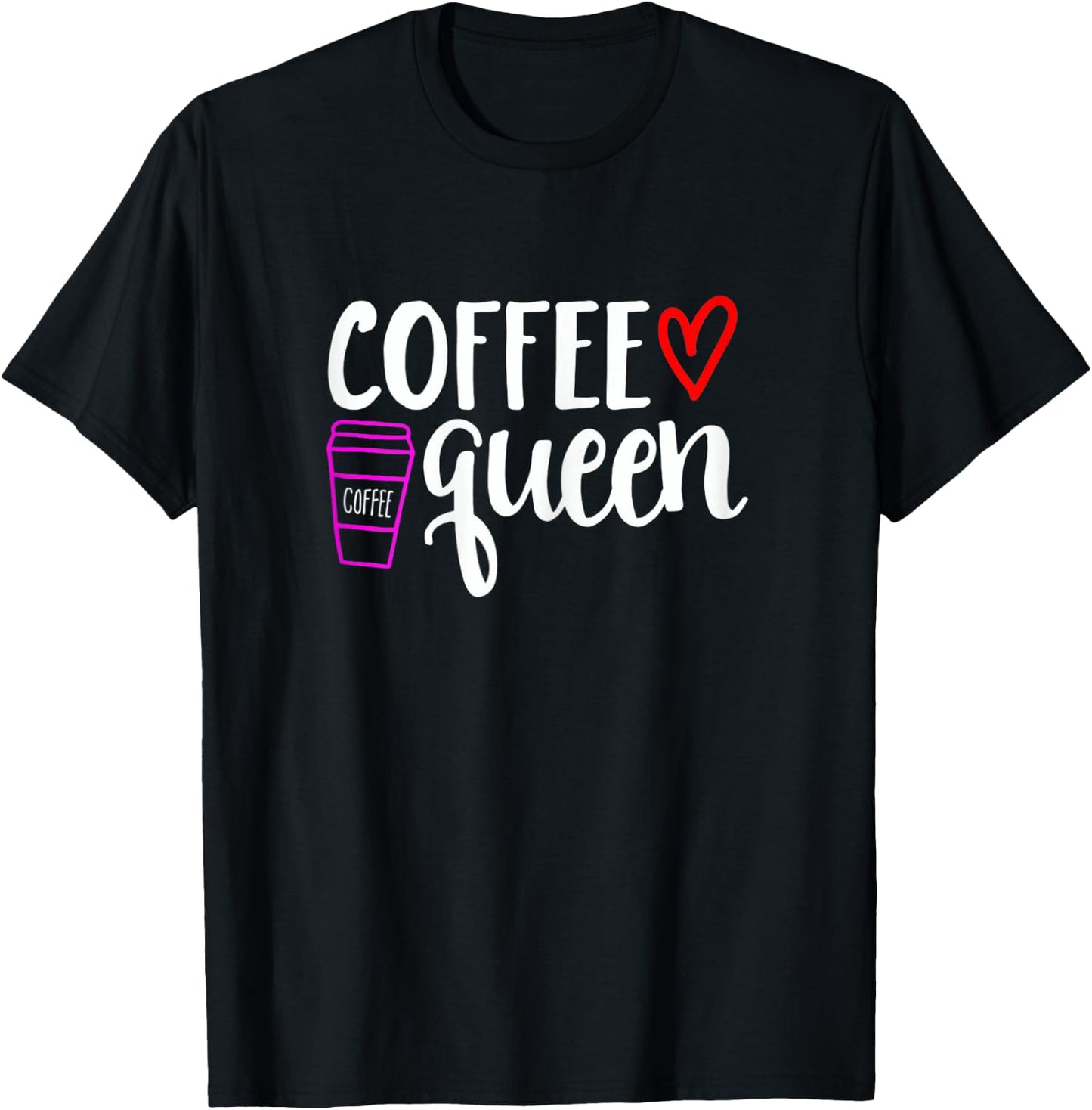 Coffee Queen T-Shirt - T-Shirt | Black