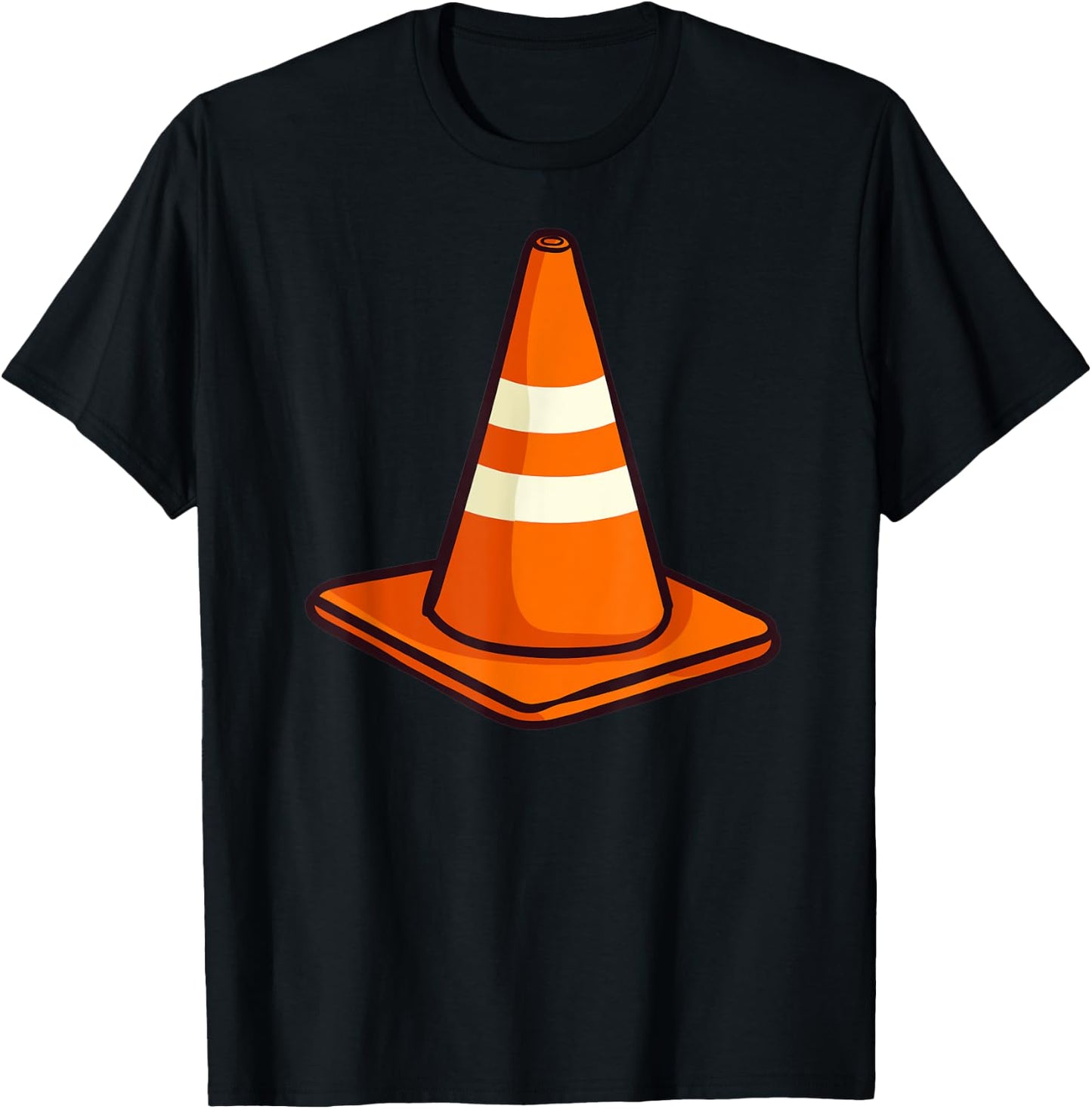 Traffic Cone Halloween Costume T-Shirt - T-Shirt | Black