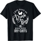 I Just Want to Drink Beer and Hang With My Cats T-Shirt - T-Shirt | Black