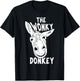 The Wonky Donkey Funny Donkey Lover Farm Animal T-Shirt - T-Shirt | Black