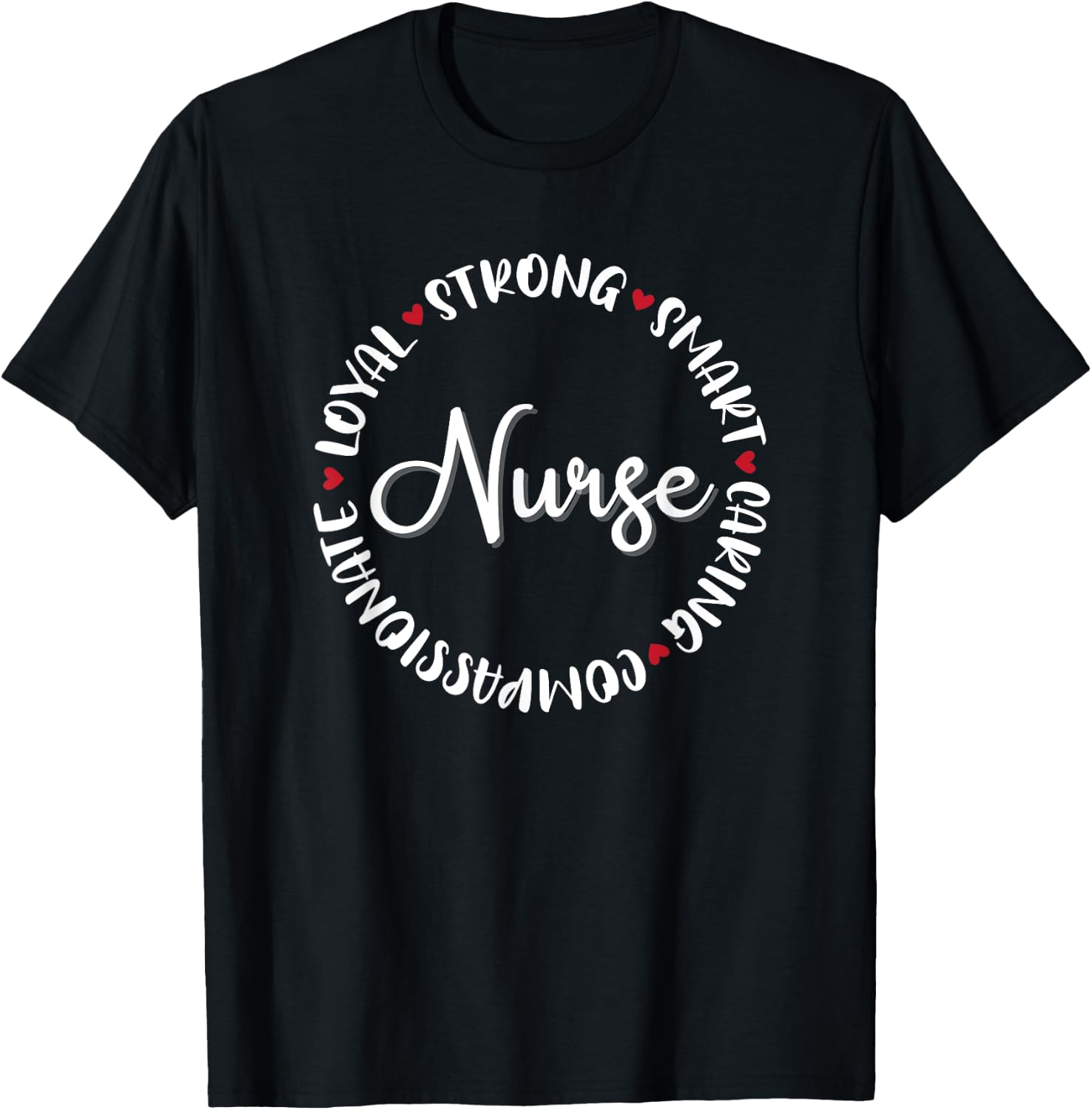 Nurse Gifts Nurses Nursing Graduation Medical Love T-Shirt - T-Shirt | Black