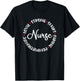 Nurse Gifts Nurses Nursing Graduation Medical Love T-Shirt - T-Shirt | Black