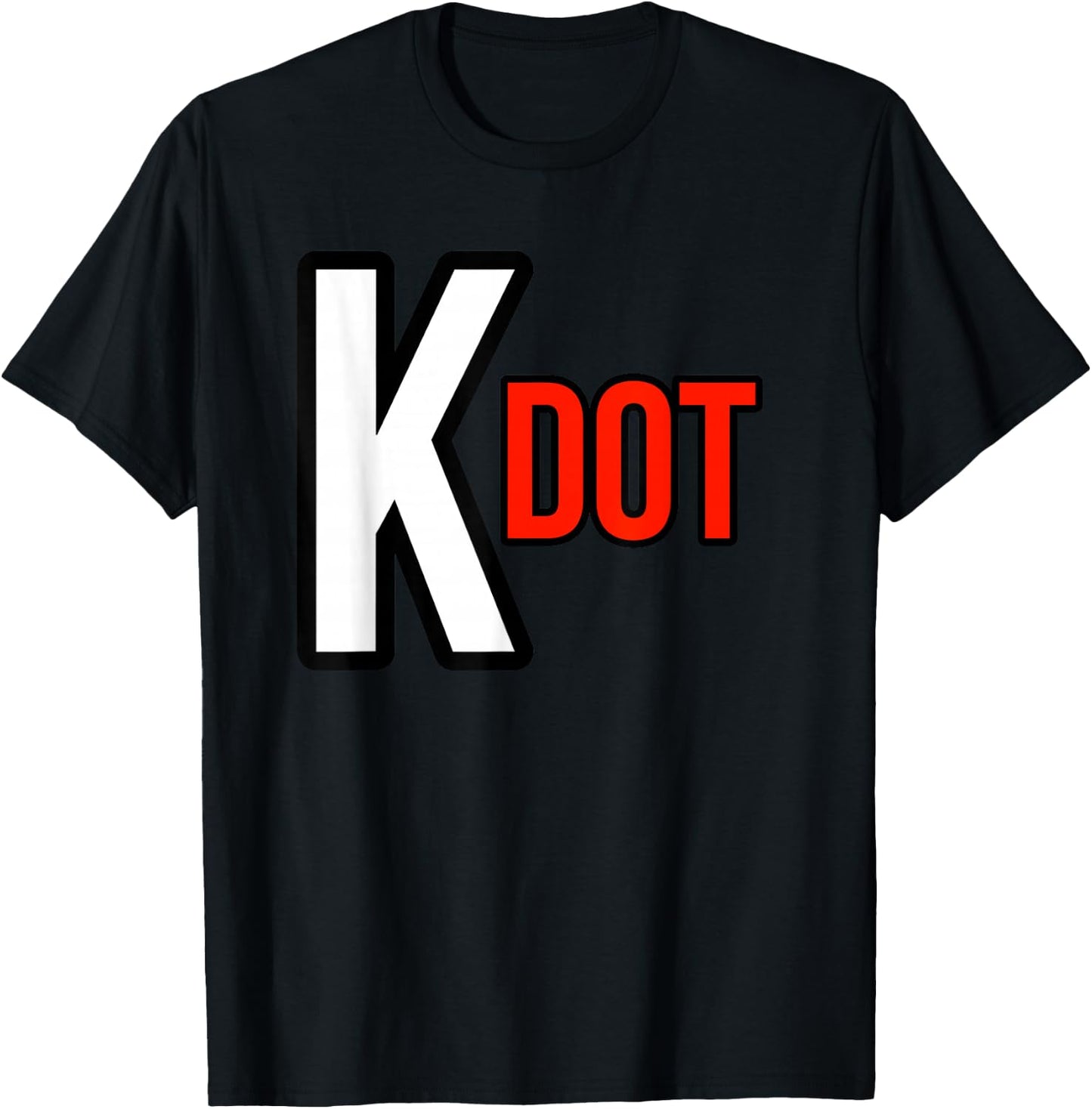 Steezee World K. Dot 2024 -Kids Black Cotton 100% Modern Art Text Design T-Shirt - T-Shirt | Black