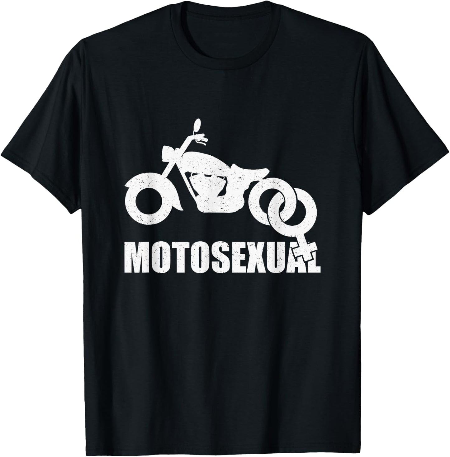 Motosexual Motorcycle Biker Bikes Men Retro Vintage Gift T-Shirt - T-Shirt | Black