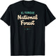 El Yunque National Forest Puerto Rico USFS Script Logo T-Shirt - T-Shirt | Black