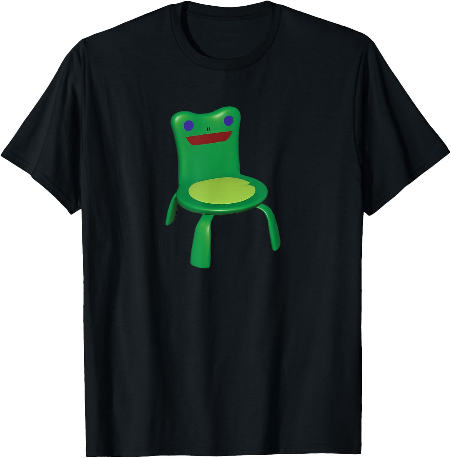 Froggy Chair Meme T-Shirt - T-Shirt | Black