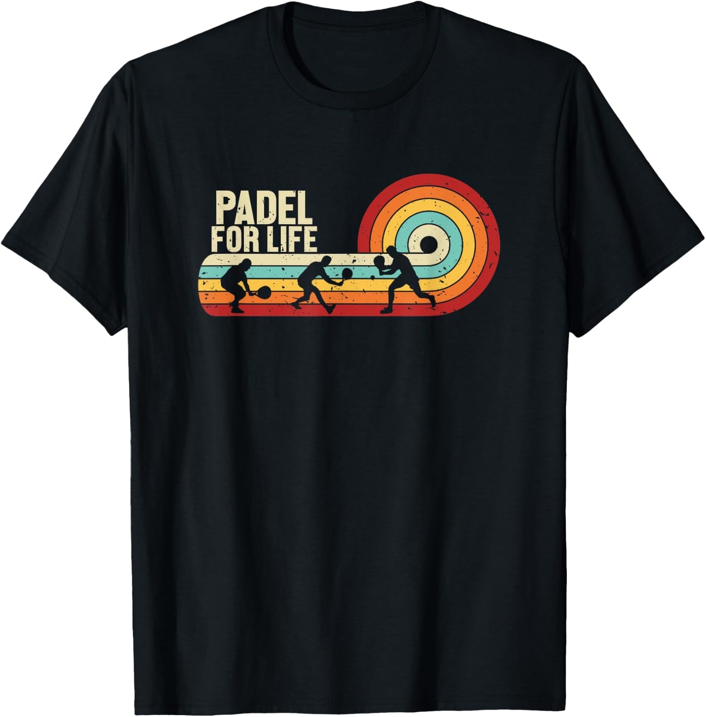 Padel for Life Paddleball Padel Tennis Platform Tennis Padel Women Girls Kids T-Shirt - T-Shirt | Black