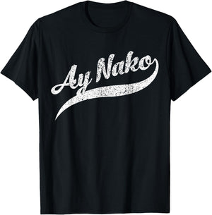 Funny Saying Ay Nako Annoyed Filipino Expression Men Women T-Shirt - T-Shirt | Black