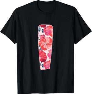 Letter I Sign Alphabet Last Name Vowel Flower Nature Gift T-Shirt - T-Shirt | Black