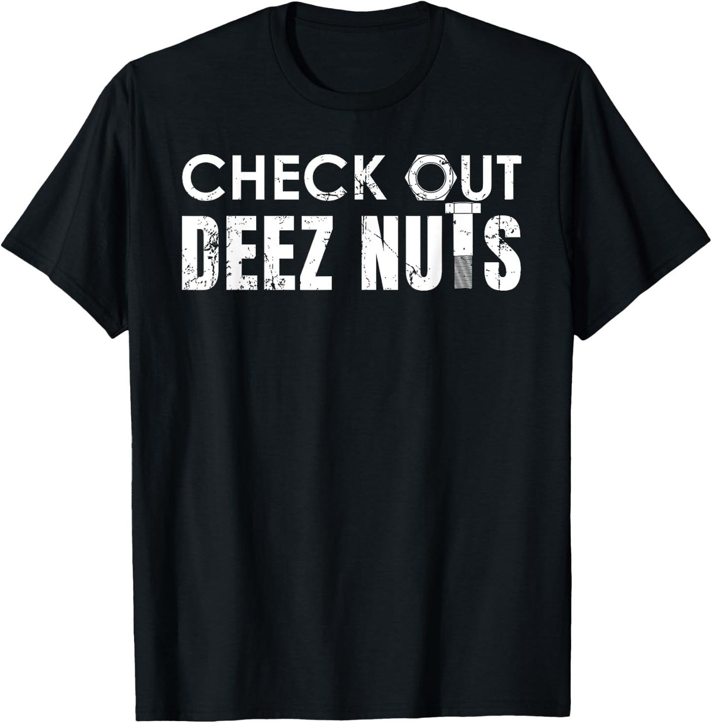 Deez Nuts Got Em Funny Sarcasm design for mechanic T-Shirt - T-Shirt | Black