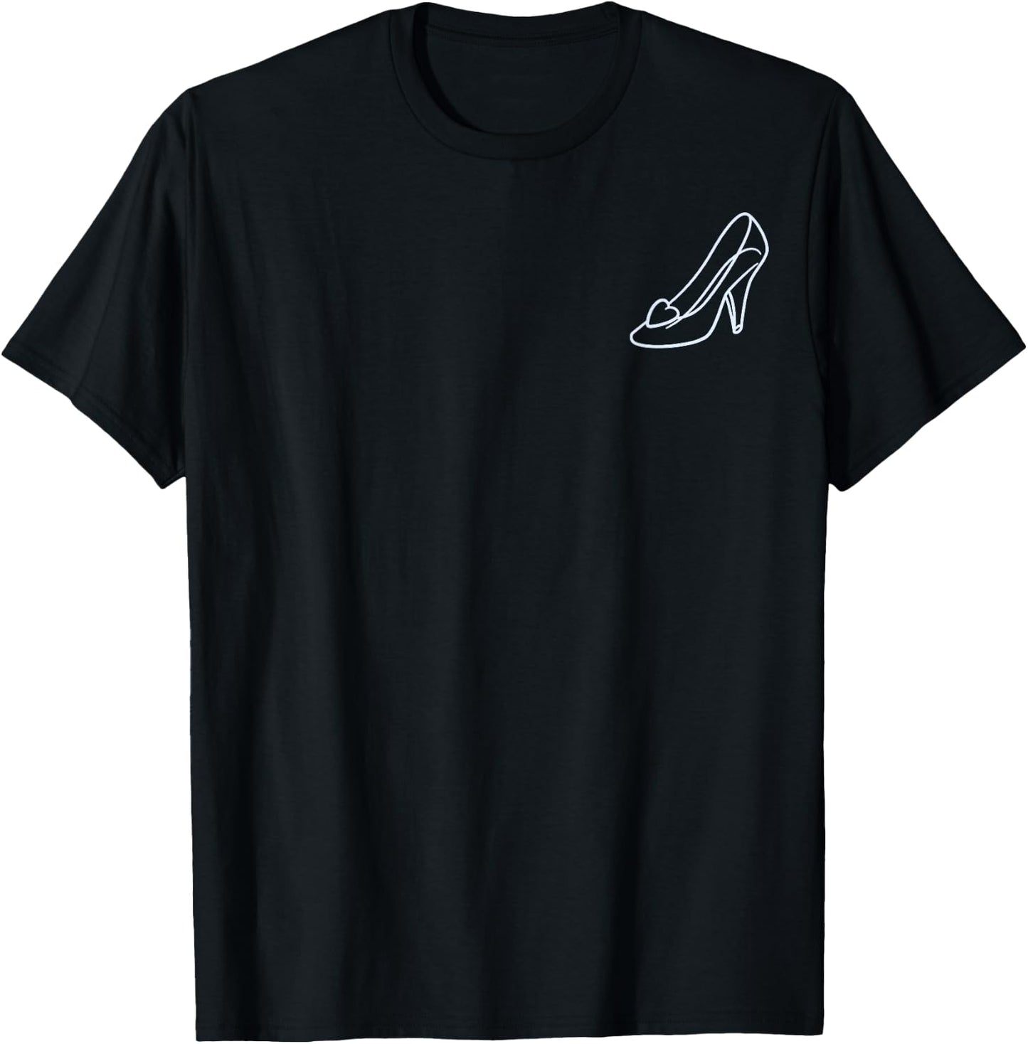 Disney Cinderella Bridal Bibbidi Bobbidi Crew Front & Back T-Shirt - T-Shirt | Black