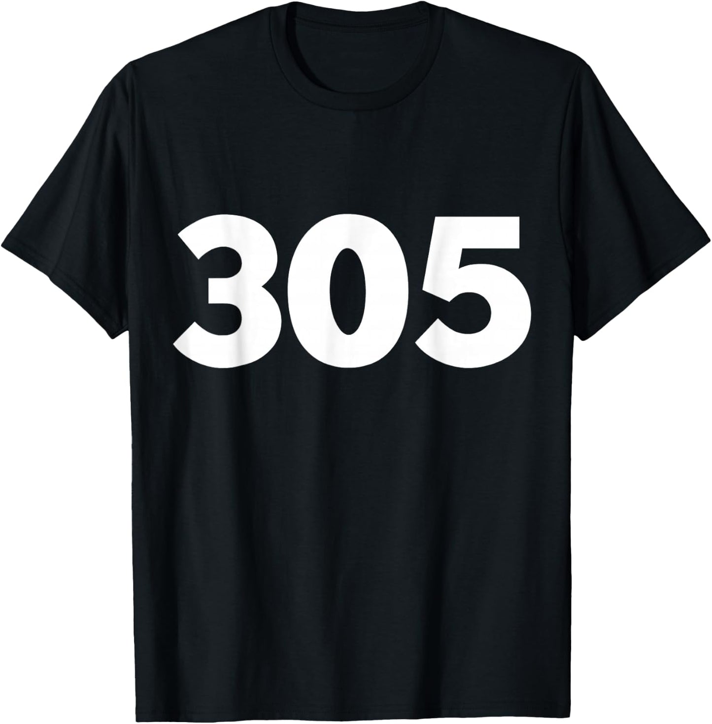 305 , Magic City , Miami 305 T-Shirt - T-Shirt | Black