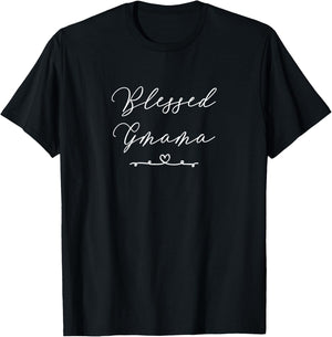 Blessed Gmama T-Shirt - T-Shirt | Black
