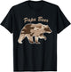 Camouflage Daddy Bear Family Camo Hunting - Papa Bear T-Shirt - T-Shirt | Black