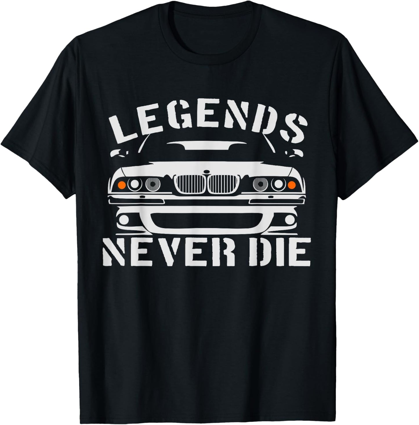 E39 5 Series - Legends Never Die T-Shirt - T-Shirt | Black