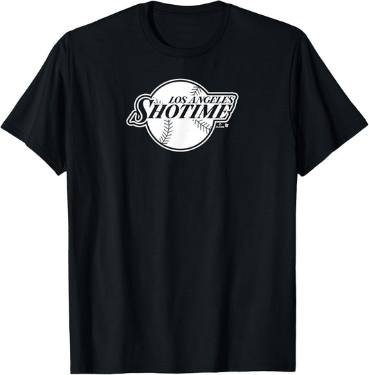 Shohei Ohtani -Shotime - Los Angeles Baseball T-Shirt - T-Shirt | Black