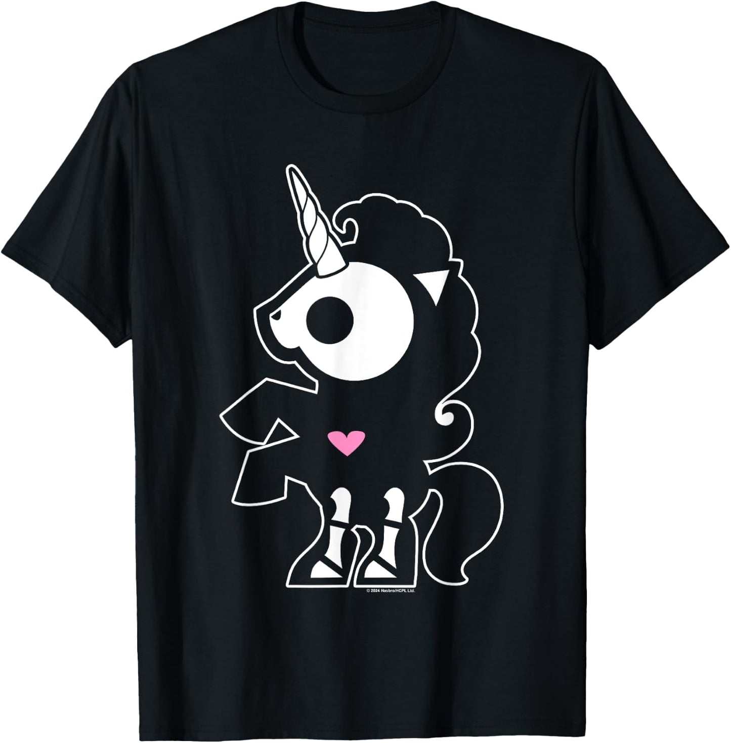 Skelanimals Big Bonita The Unicorn Spooky Cute Portrait T-Shirt - T-Shirt | Black