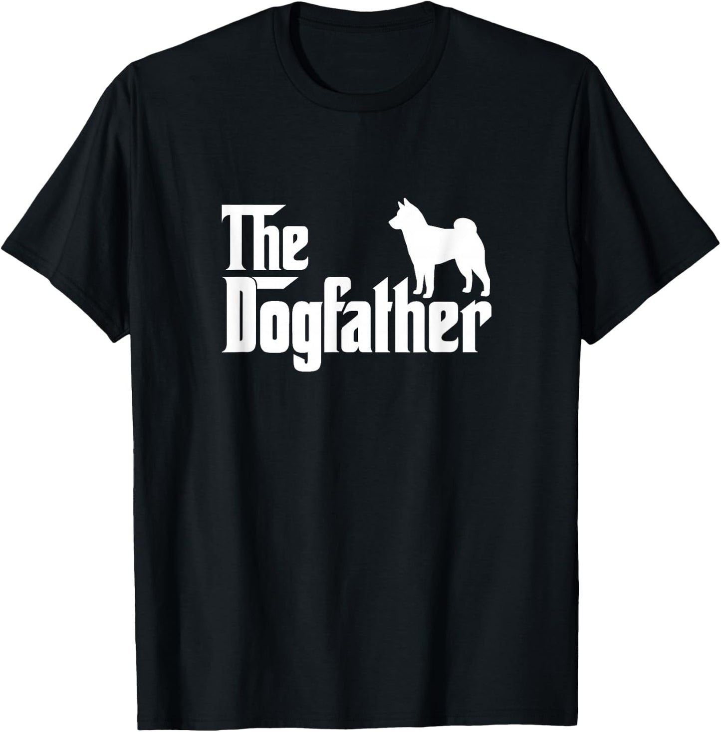 Shiba Inu Lover Gift DogFather T-Shirt - T-Shirt | Black