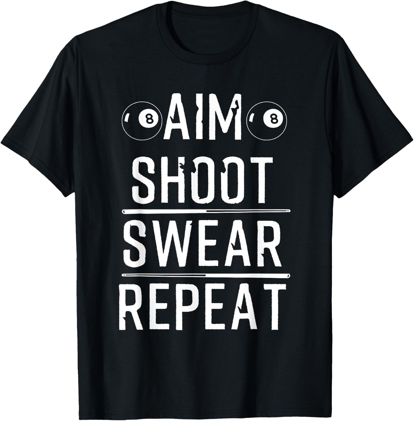 Cool Pool Player Sports Funny Billiard Gift Women T-Shirt - T-Shirt | Black