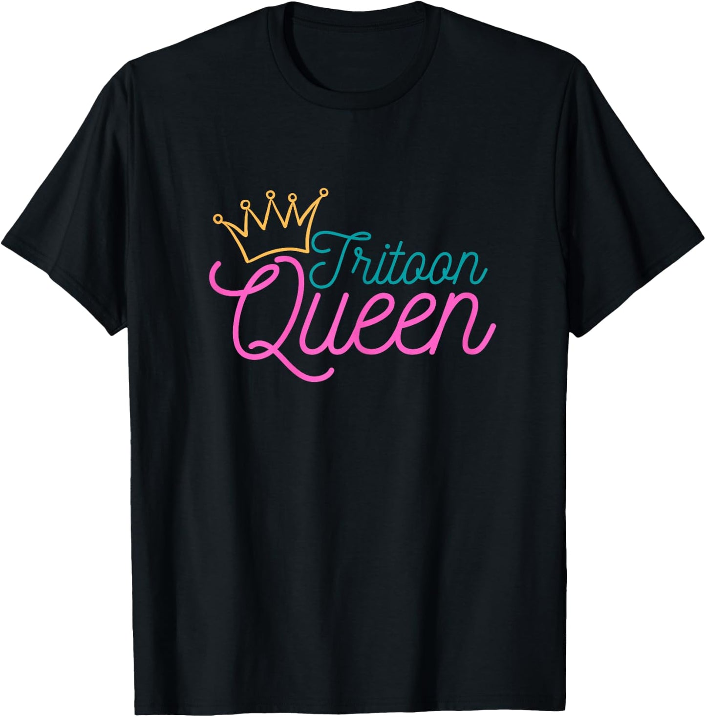 Tritoon Queen Flatboat Pontoon Boat Life Tri-Toon T-Shirt - T-Shirt | Black