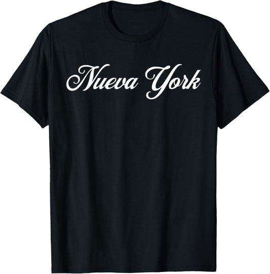 Nueva York New York Retro Style Vintage Hispanic Heritage T-Shirt - T-Shirt | Black