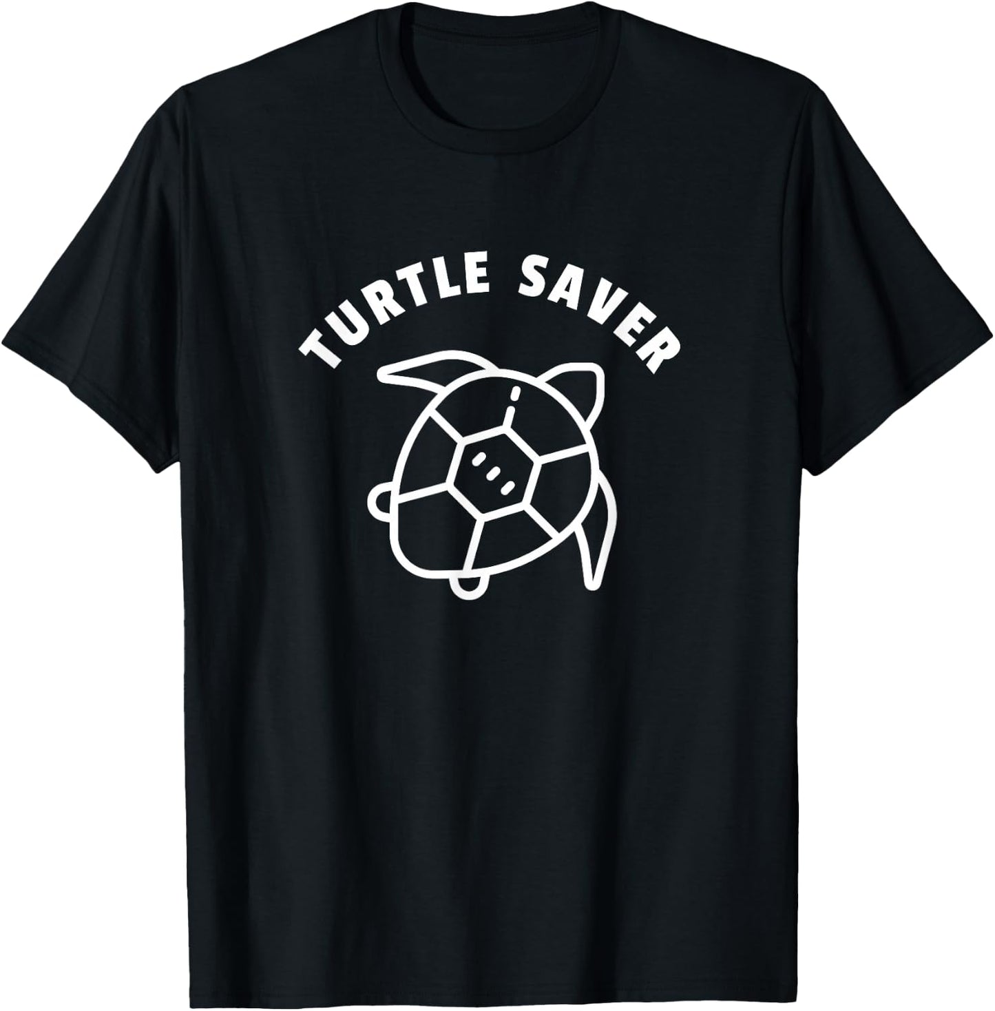 Turtle Saver Quote - Sea Turtle Graphic - Animal Rescue T-Shirt - T-Shirt | Black