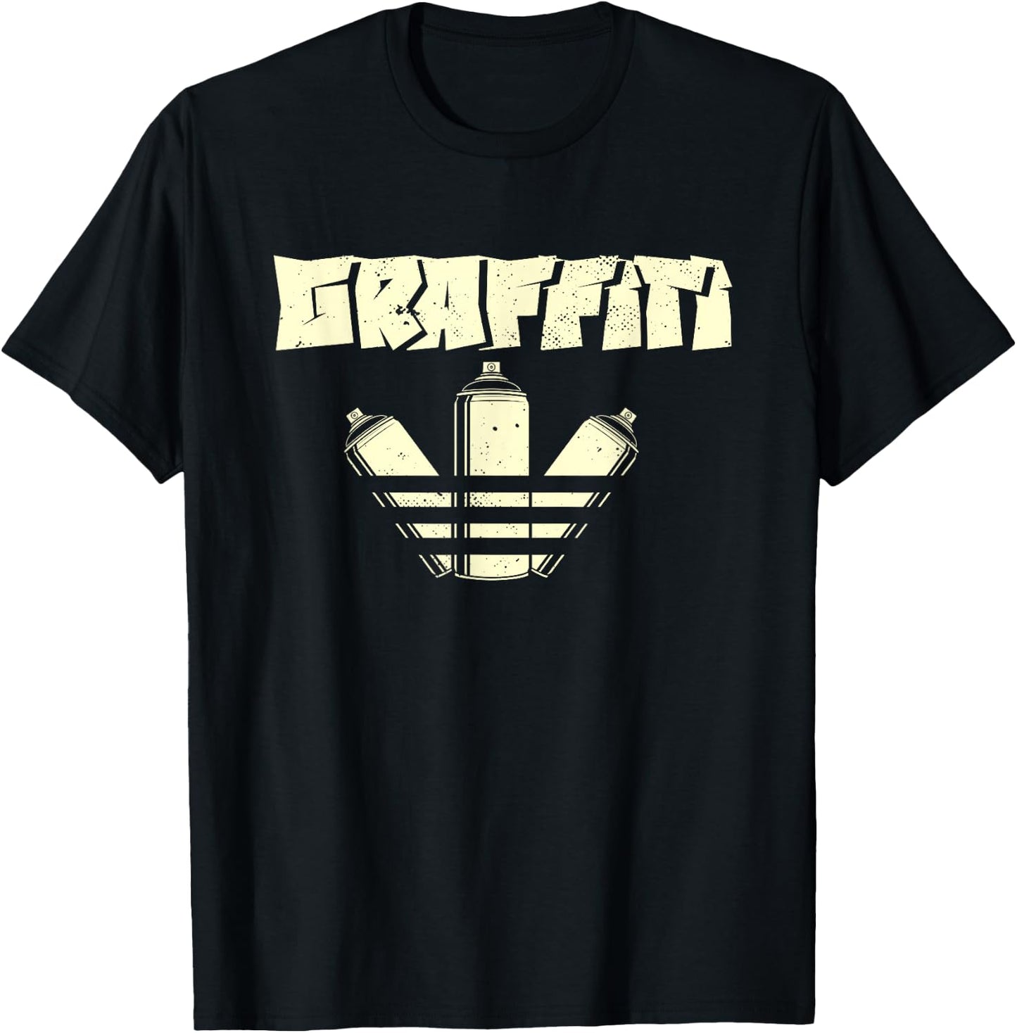 Graffiti | Street Urban Art Spray Paint | Graffiti Artist T-Shirt - T-Shirt | Black