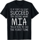 MIA Gift Name Personalized Birthday Funny Christmas Joke T-Shirt - T-Shirt | Black
