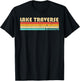 LAKE TRAVERSE MINNESOTA Funny Fishing Camping Summer Women Kids T-Shirt - T-Shirt | Black