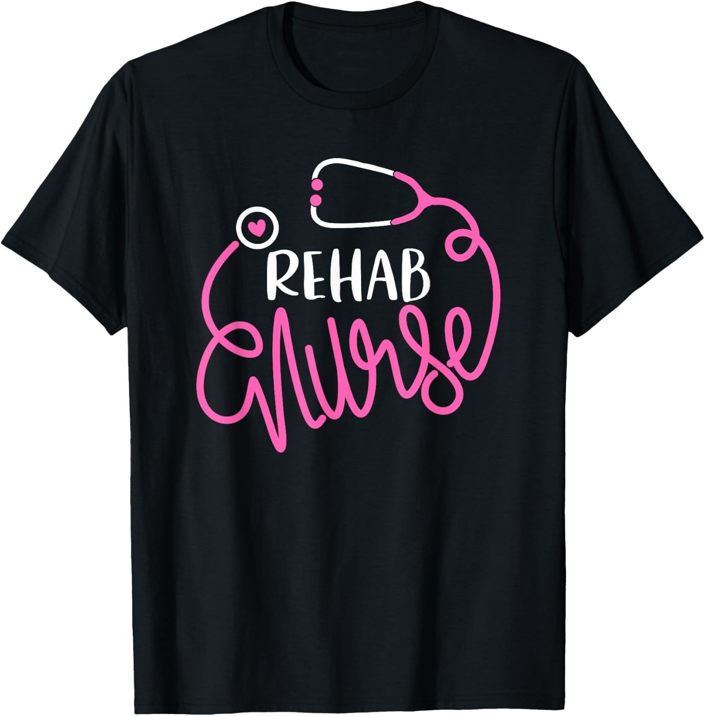 Rehab Nurse - RN Rehabilitation Nursing Department Nurse T-Shirt - T-Shirt | Black