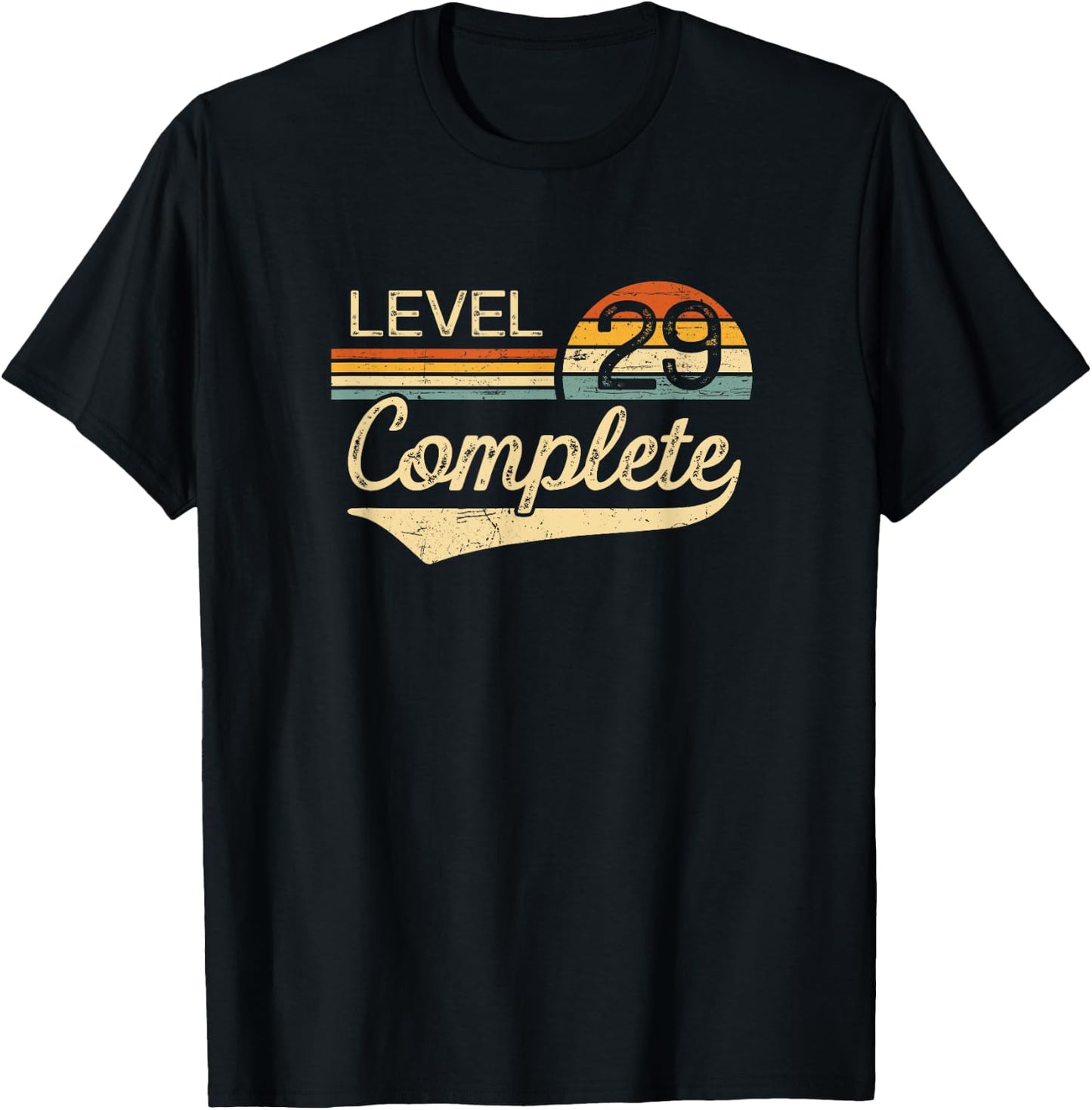Level 29 Complete Vintage 29th Wedding Anniversary T-Shirt - T-Shirt | Black