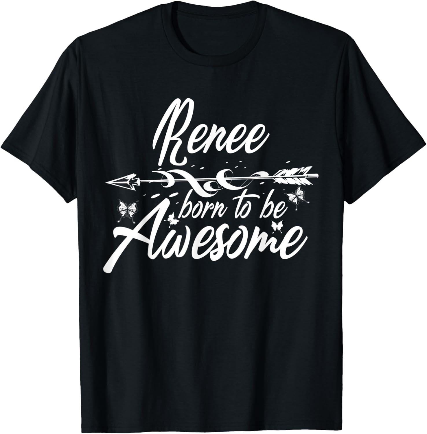 RENEE Gift Name Funny Personalized Women Birthday Joke Idea T-Shirt - T-Shirt | Black