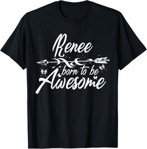 RENEE Gift Name Funny Personalized Women Birthday Joke Idea T-Shirt - T-Shirt | Black