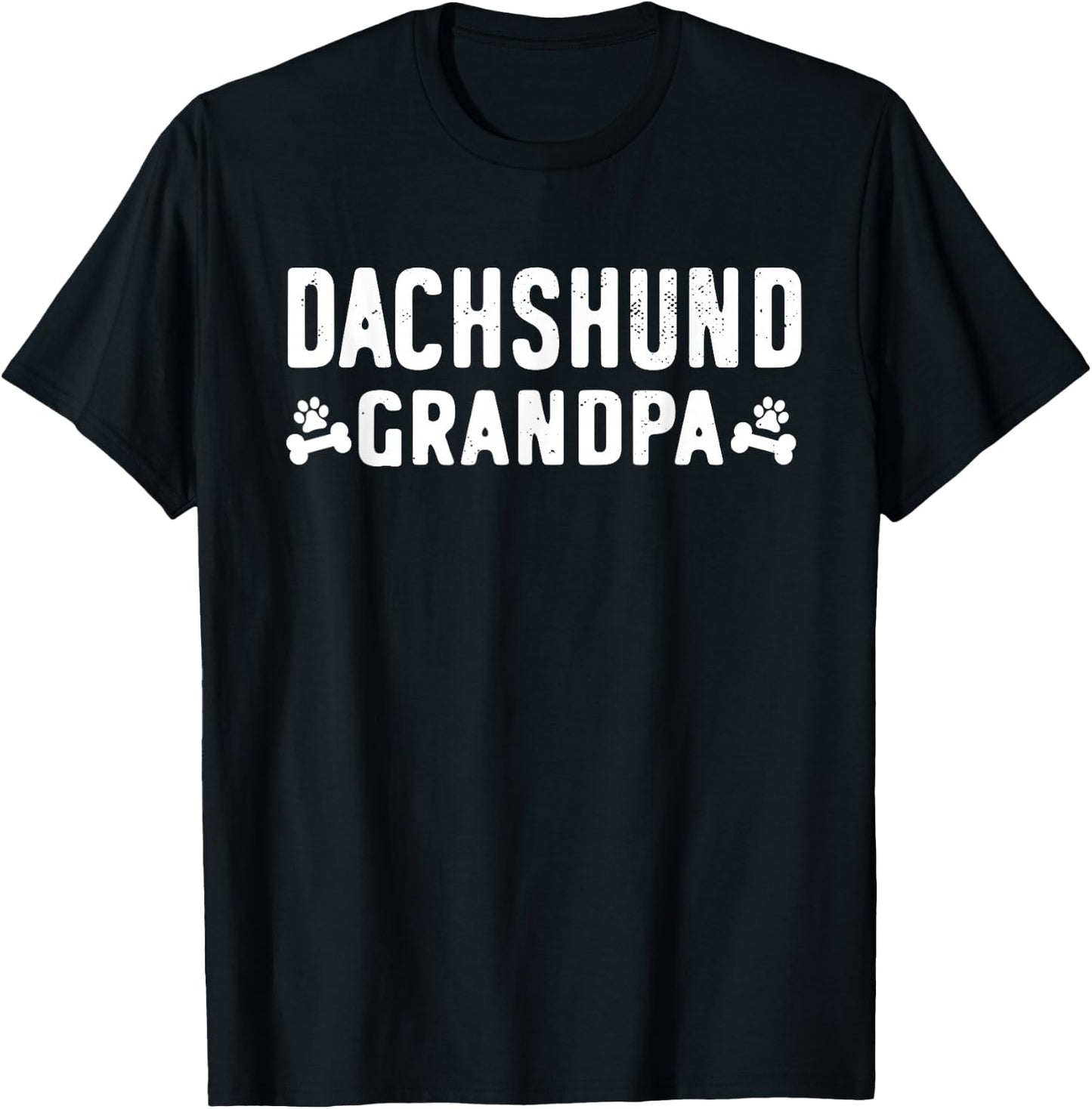 Dachshund Grandpa - Funny Dachshund Lover Gift Outfit T-Shirt - T-Shirt | Black