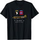 USA Paratroopers D-Day WWII Normandy 82nd 101nd Airborne T-Shirt - T-Shirt | Black