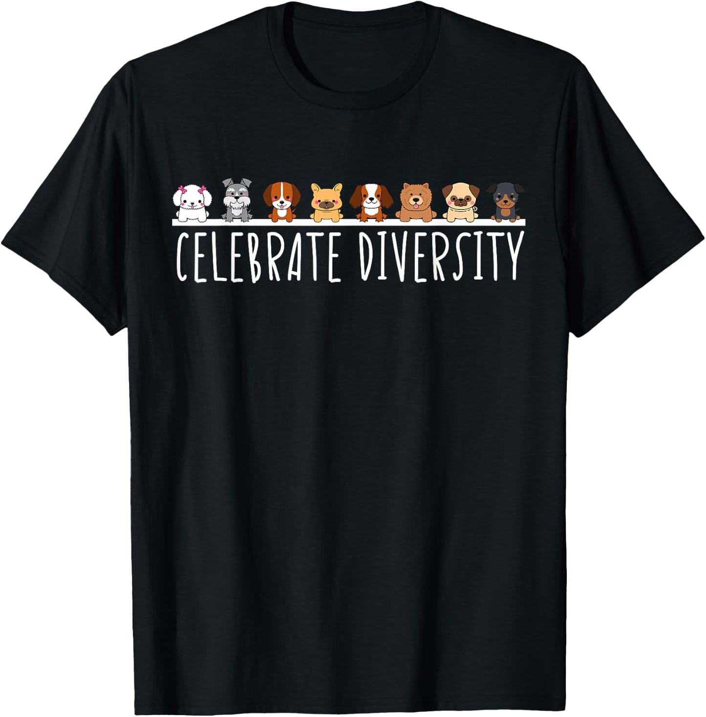 Dog Lovers Gift Dog Mum Celebrations Variety Dog Dad Women T-Shirt - T-Shirt | Black