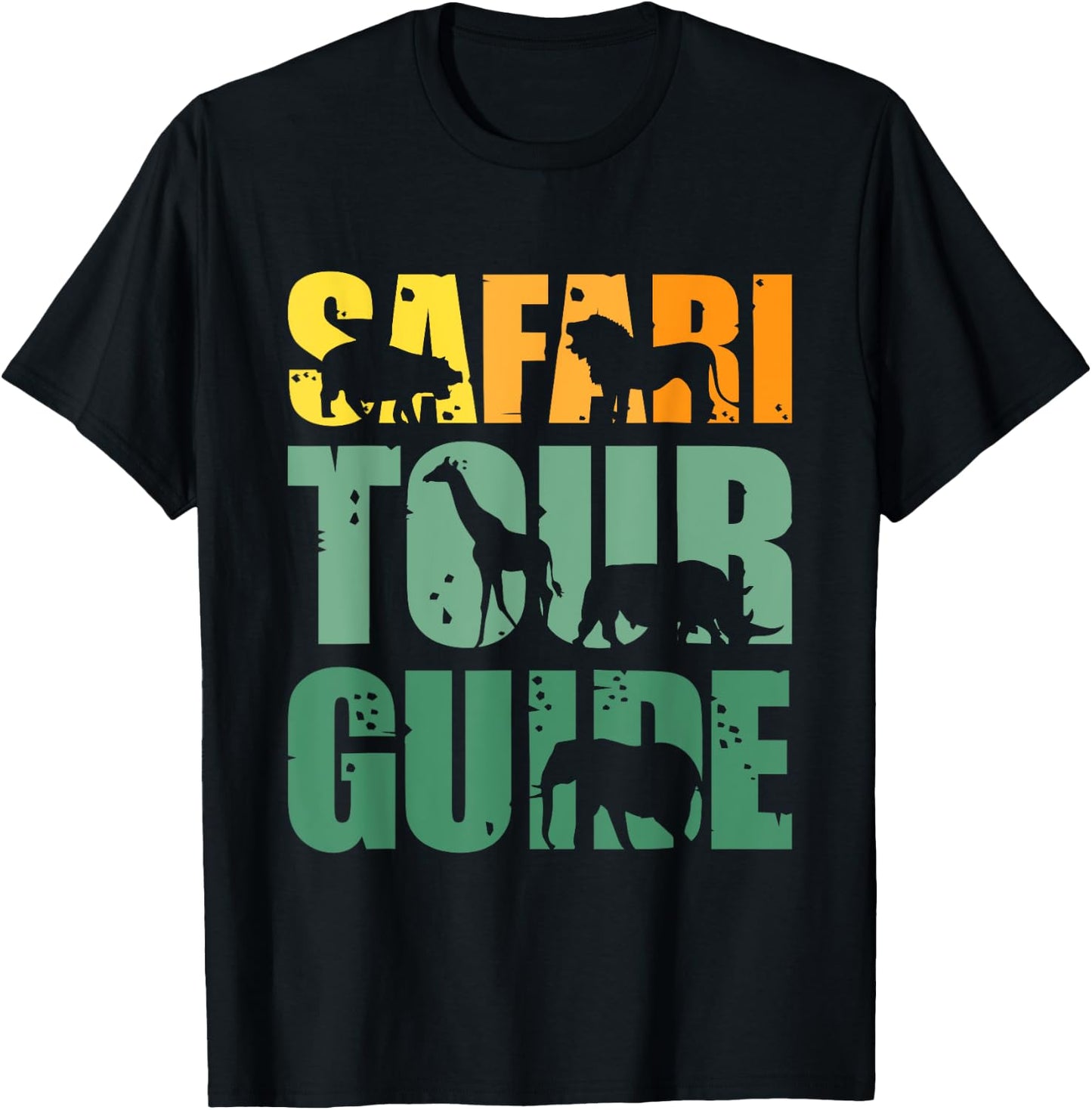 Safari Tour Guide Safari Outfit Safari Costume Safari T-Shirt - T-Shirt | Black