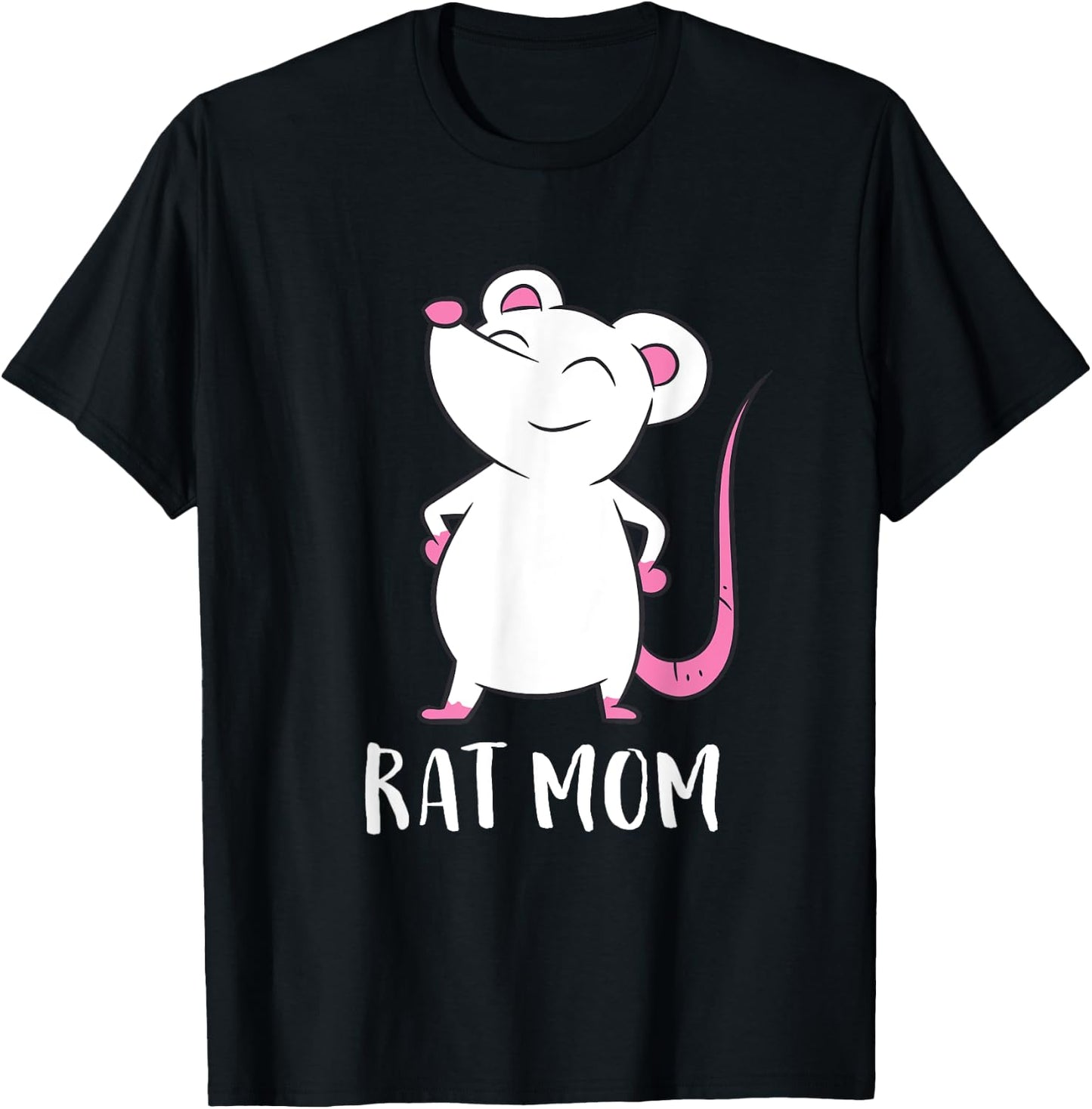 Rats Mom Cute Rat Mama T-Shirt - T-Shirt | Black