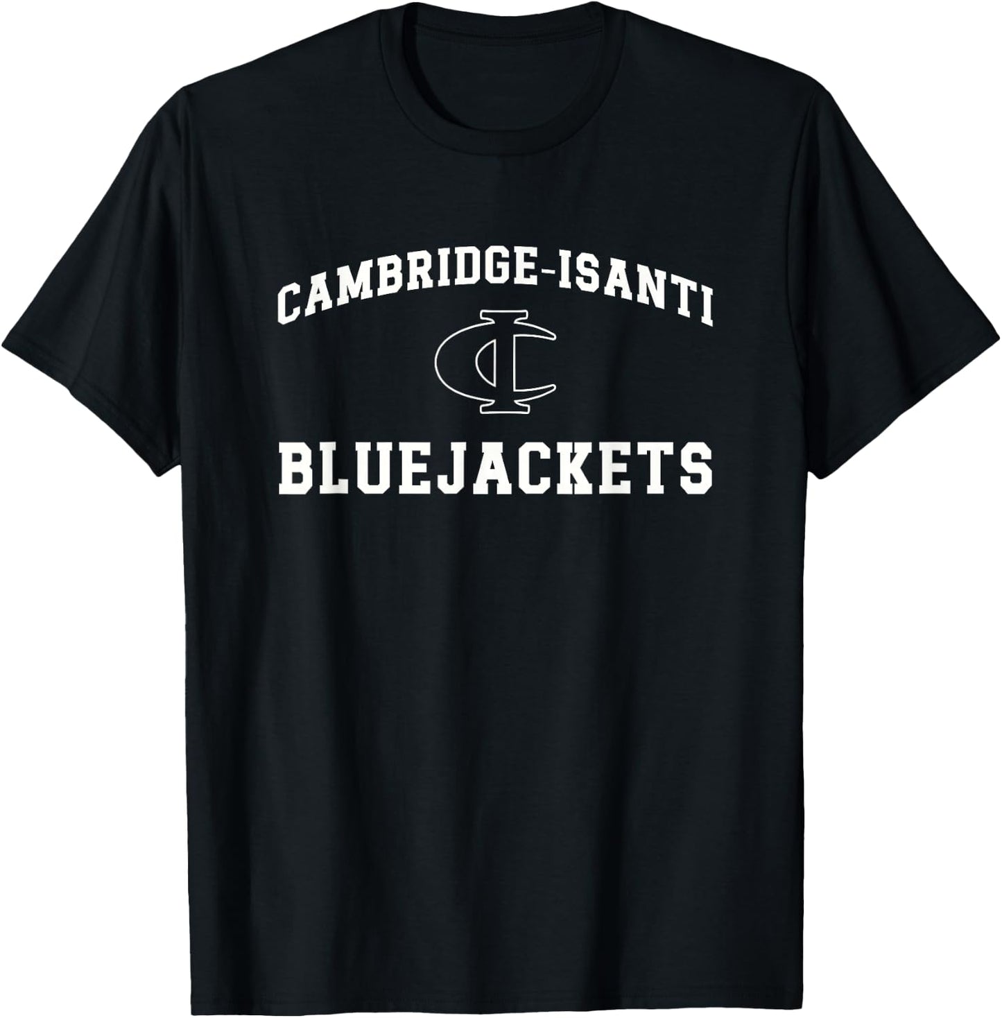 Cambridge-Isanti Bluejackets Spirit Wear T-Shirt - T-Shirt | Black