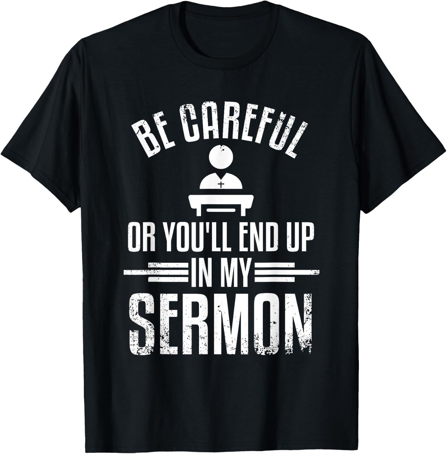 Funny Pastor Appreciation Gift Cool Christian Church Men T-Shirt - T-Shirt | Black