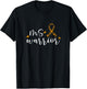 MS Awareness Month Multiple Sclerosis MS Warrior Butterfly T-Shirt - T-Shirt | Black