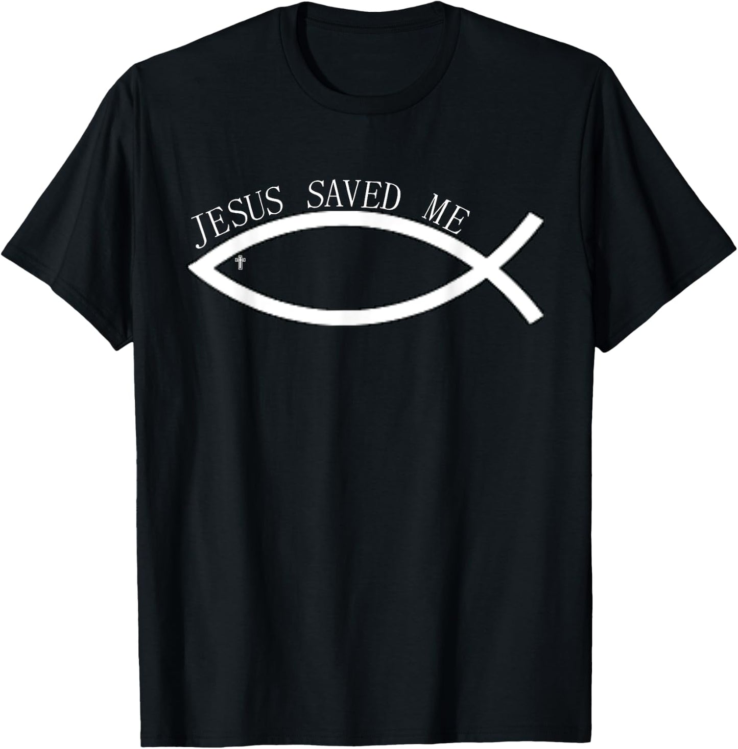 Jesus saved me T-Shirt - T-Shirt | Black