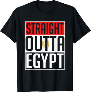 Straight Outta Egypt T-Shirt - T-Shirt | Black
