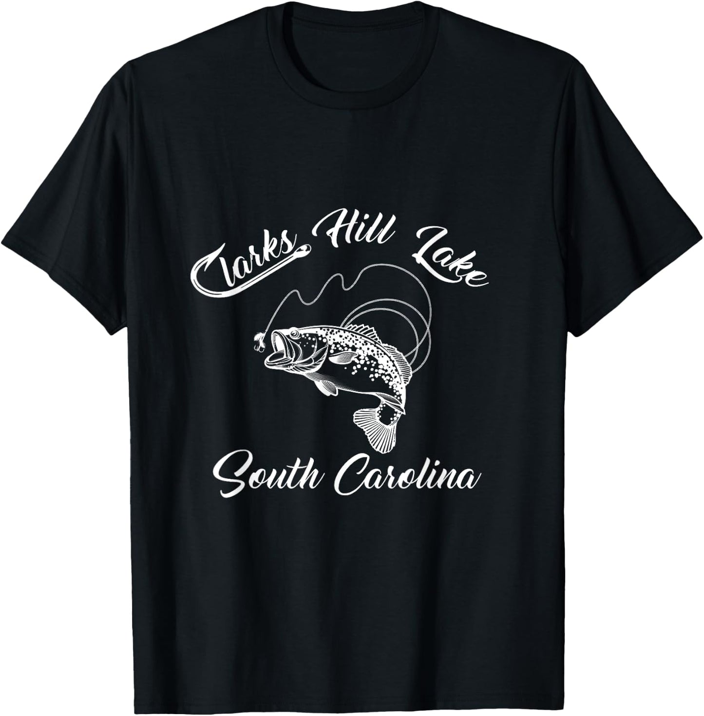 Clarks Hill Lake South Carolina T-Shirt - T-Shirt | Black