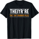 Theiyr're Take That Grammar Police English Writing Teacher T-Shirt - T-Shirt | Black