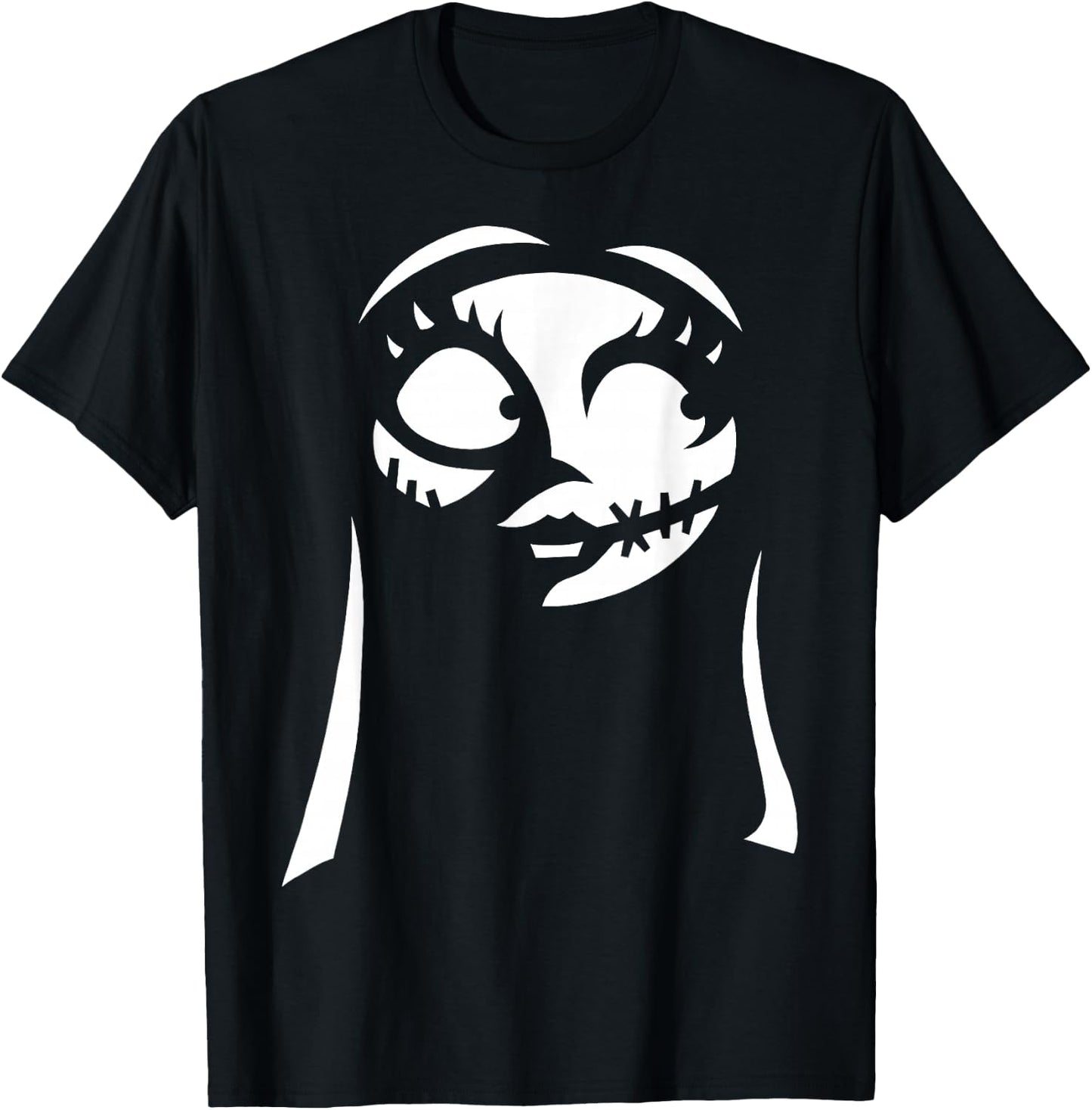 Disney The Nightmare Before Christmas Sally Big Face T-Shirt - T-Shirt | Black