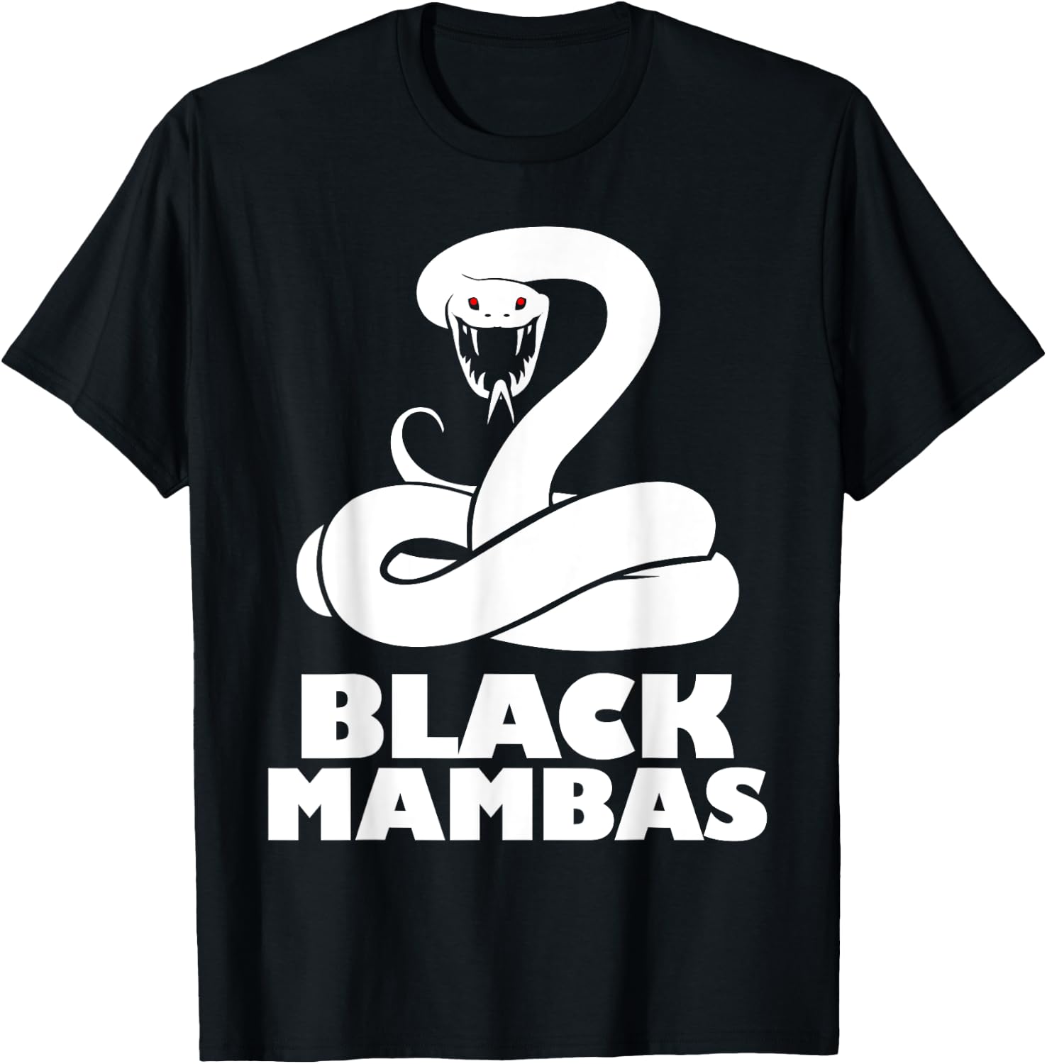 Black Mambas Are My Spirit Animal Scary Snake T-Shirt - T-Shirt | Black