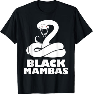 Black Mambas Are My Spirit Animal Scary Snake T-Shirt - T-Shirt | Black