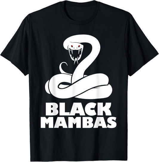 Black Mambas Are My Spirit Animal Scary Snake T-Shirt - T-Shirt | Black